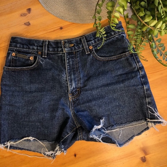 SOLD Calvin Klein dark wash shorts - Picture 2 of 4